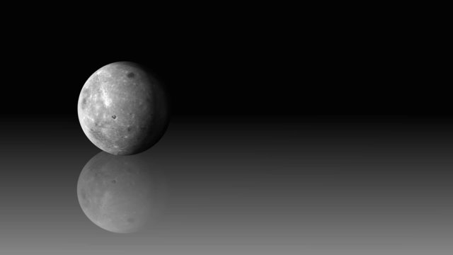 la luna riflessa