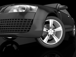 Fototapeta na wymiar Projektowania 3D samochód