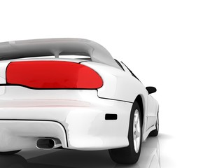 Obraz na płótnie Canvas Projektowania 3D samochód
