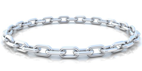 Silver chain background