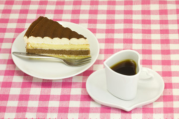 cake and coffee