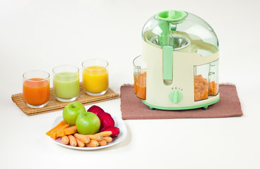 You can drink juice without residue by juice maker machine
