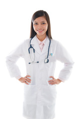 Fototapeta premium asian hispanic doctor woman