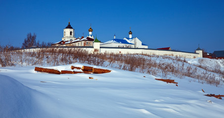 Vasiliev monastery at Suzdal in winter