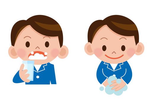 手洗い うがい Stock イラスト Adobe Stock