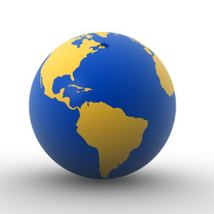 Earth globe