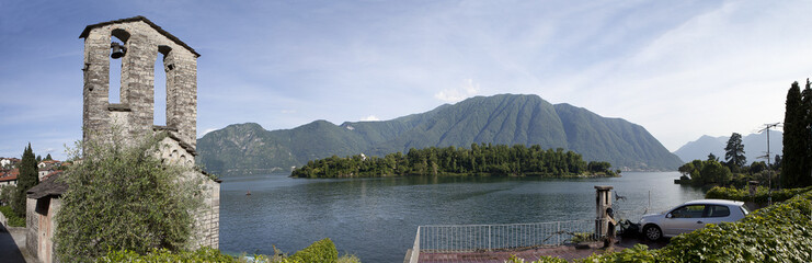 landscape with bell tower