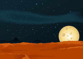 Lunar Desert Landscape © benchart