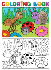 Möbelaufkleber Malbuch Bugs Thema Bild 5 © Klara Viskova