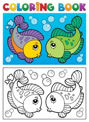  Kleurboek met vis thema 2 © Klara Viskova