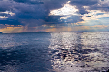 Fototapeta premium sea sunset
