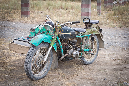 rusty  motorcycle
