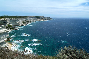 Fototapeta premium falaises de Bonifacio,Corse