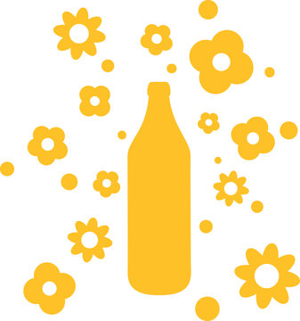 flower power flasche