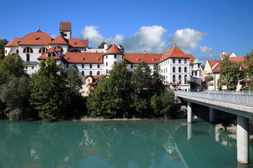 Fototapeta na wymiar Füssen am Lech