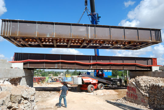 Construction corten steel bridge cranes