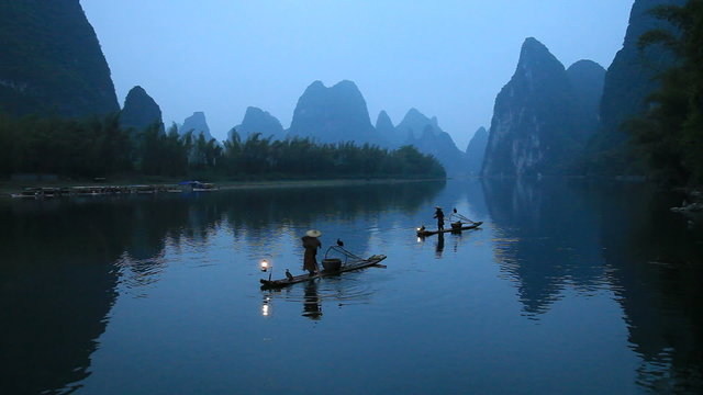 Fishermen in China
