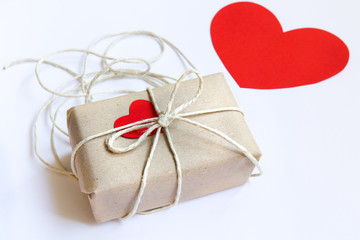 Vintage Valentines Day gift box