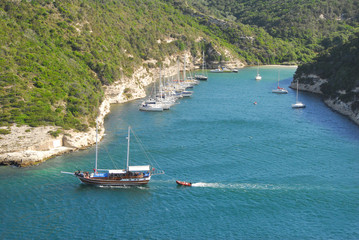 Obraz premium baie des pirates de Bonifacio, Corse