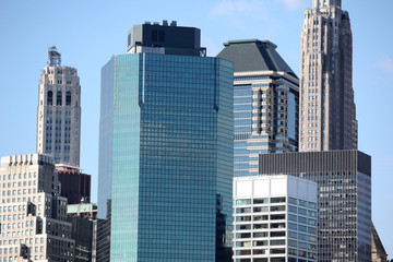 Fototapeta na wymiar New York City Manhattan wieżowce