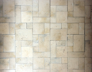 Obraz premium Old limestone wall.