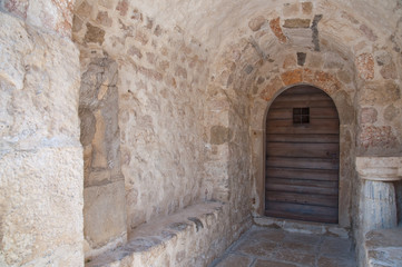 St Lucia church entrance door at jurandvor - Baska - Krk - Croat