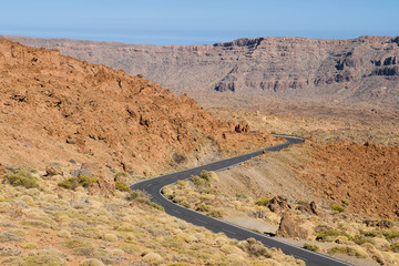 Teide National Park Road