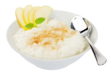 Milchreis mit Äpfeln