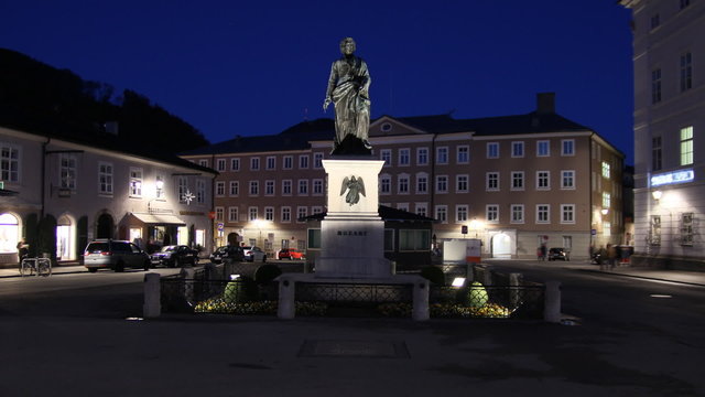 Mozart monument, Salzburg