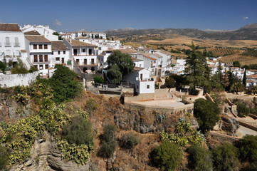 Fototapeta na wymiar Ronda, hiszpańskim miastem w Maladze (Hiszpania)
