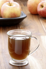 hot fresh apple cider