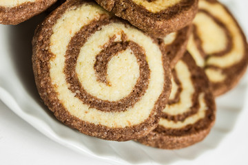 spiral christmas cookies