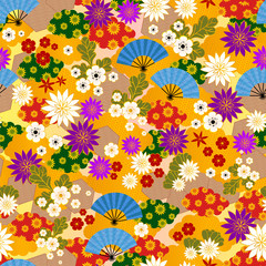 Obraz premium Japanese kimono pattern