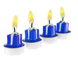 dekorative kerzen im napf