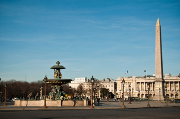 place de la Concorde à Paris