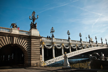 Fototapeta premium pont Alexandre III à Paris