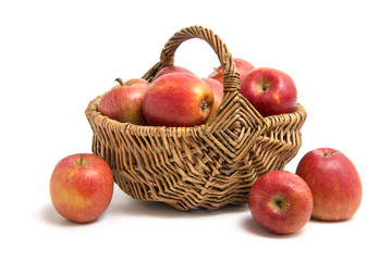Äpfel im Körbchen