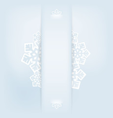 Background with snowflake