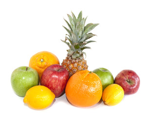 Naklejka na ściany i meble fruits multicolore vitaminé