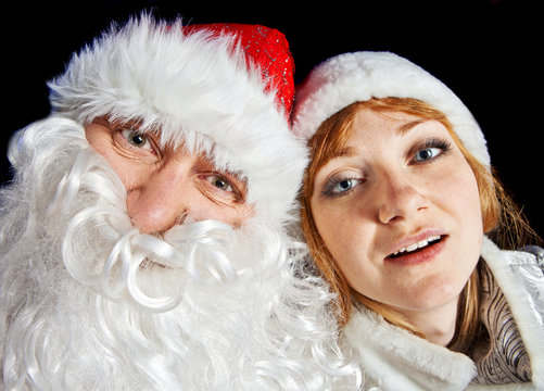 Santa Claus and Snow-maiden