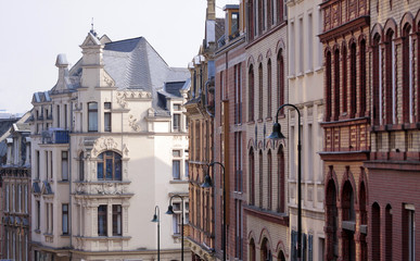 Strasse in der Altstadt von Wiesbaden