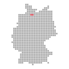 Fototapeta na wymiar Hamburg - Seria: Pixelkarte Bundesländer