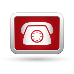 Telephone icon. Vector illustration