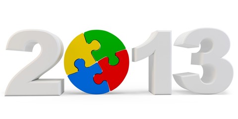 3d year 2013 and  puzzle