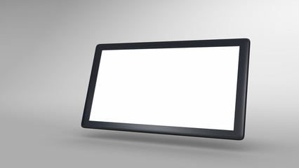 3D Tablet in Schwarz - Display frei 3