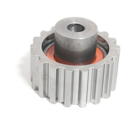 Car gearbox part isolated on white background