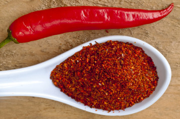 Chili Cayenne mit Chilipulver