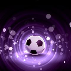 Fototapeta premium black and white soccer ball