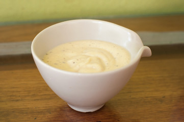 cream sauce salad