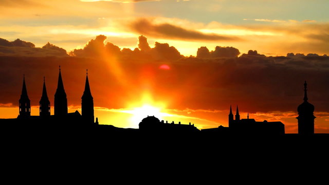 Germany Bamberg sunrise